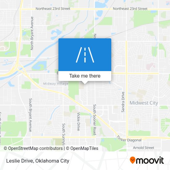 Mapa de Leslie Drive