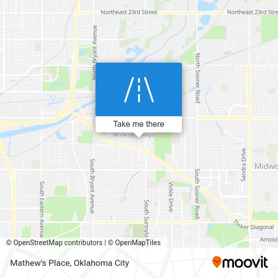 Mathew's Place map