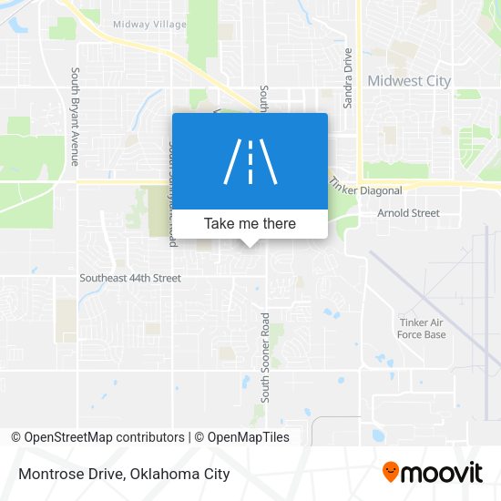 Mapa de Montrose Drive