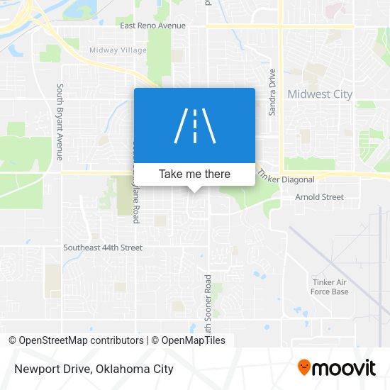 Newport Drive map