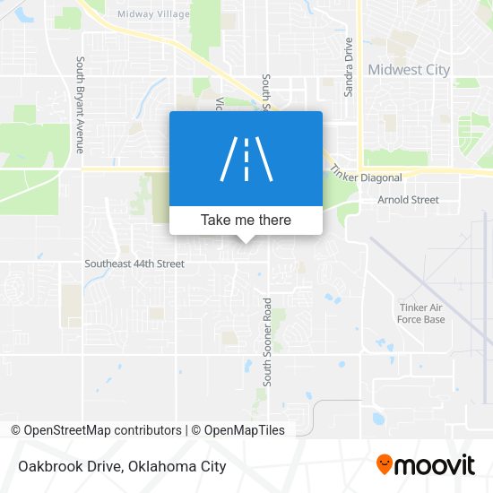 Oakbrook Drive map