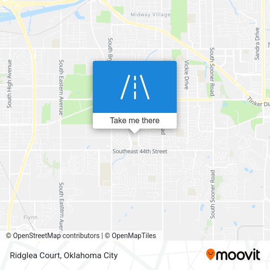 Ridglea Court map