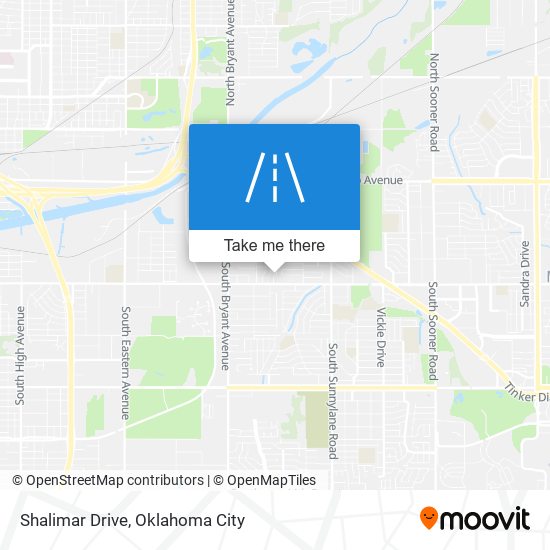 Mapa de Shalimar Drive