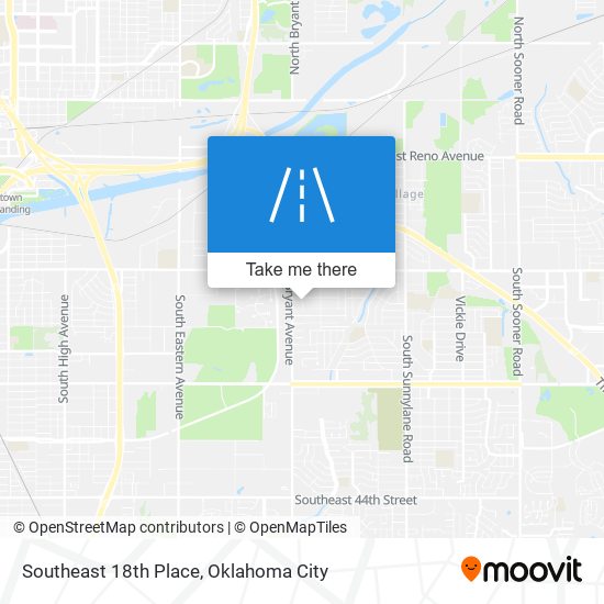 Mapa de Southeast 18th Place