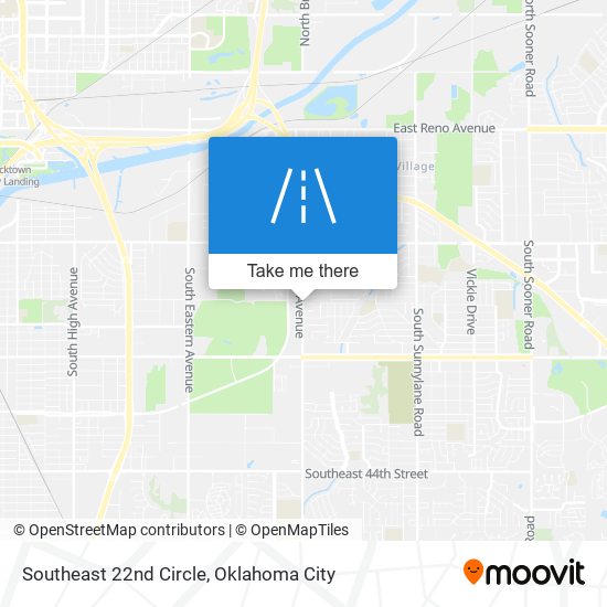 Southeast 22nd Circle map