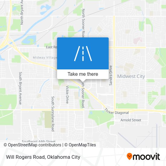 Mapa de Will Rogers Road