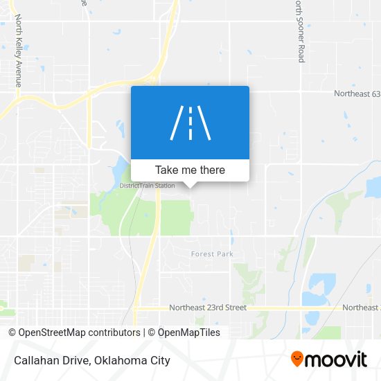 Callahan Drive map