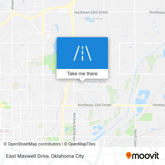 East Maxwell Drive map