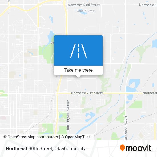 Mapa de Northeast 30th Street