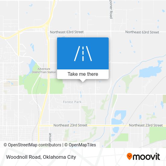 Woodnoll Road map