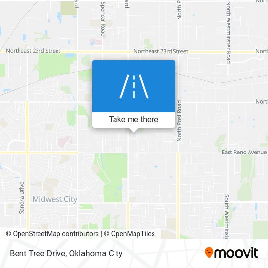 Mapa de Bent Tree Drive