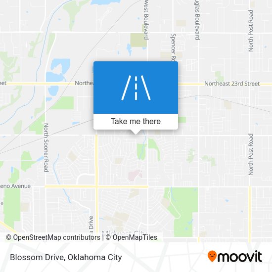 Blossom Drive map