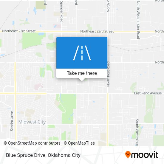 Blue Spruce Drive map
