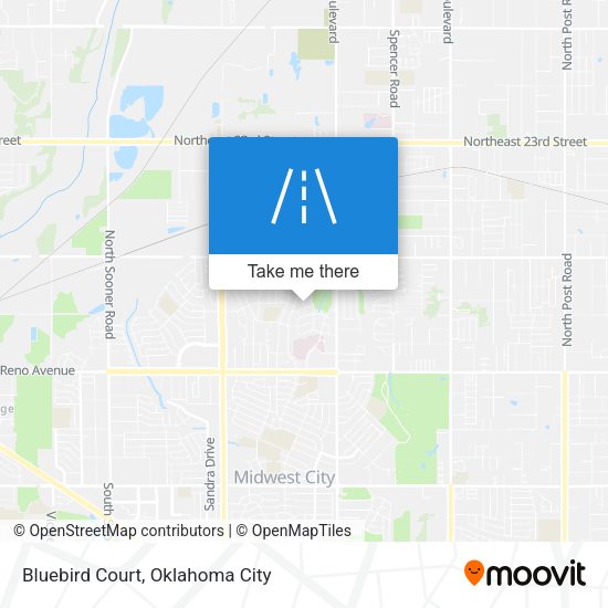 Bluebird Court map