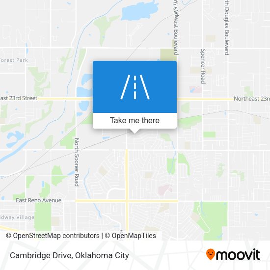 Cambridge Drive map
