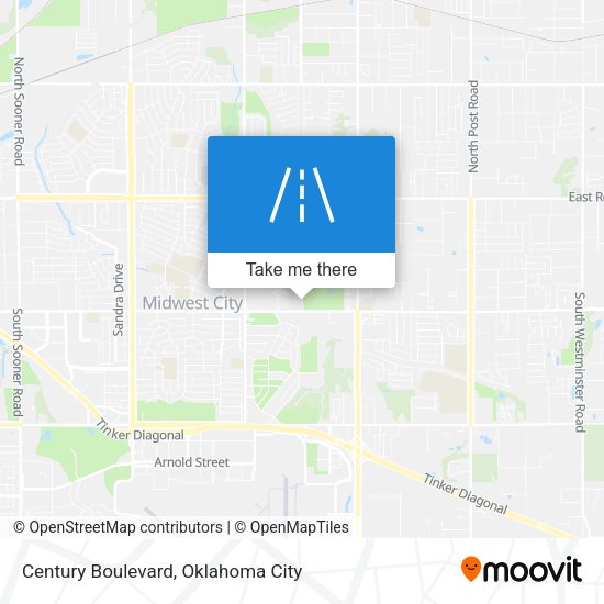 Century Boulevard map