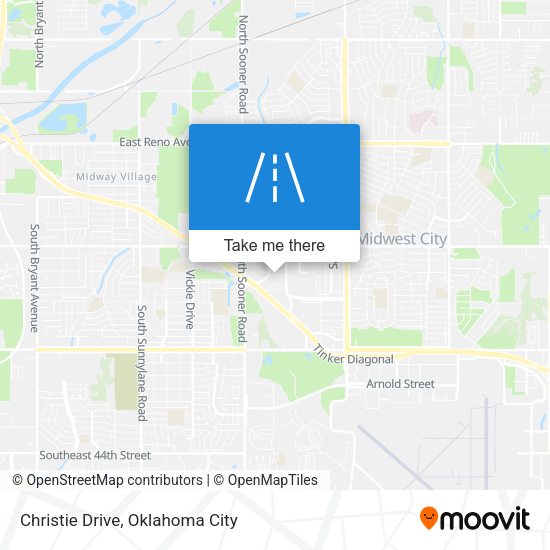 Mapa de Christie Drive