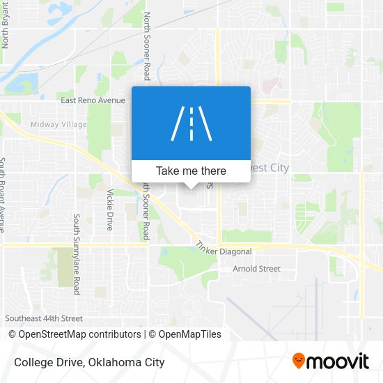Mapa de College Drive