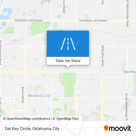 Del Rey Circle map