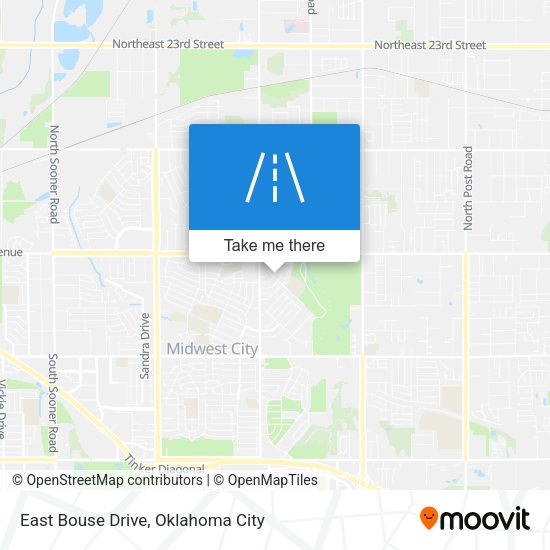 East Bouse Drive map