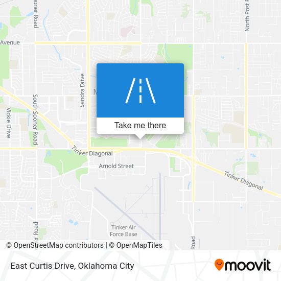 Mapa de East Curtis Drive