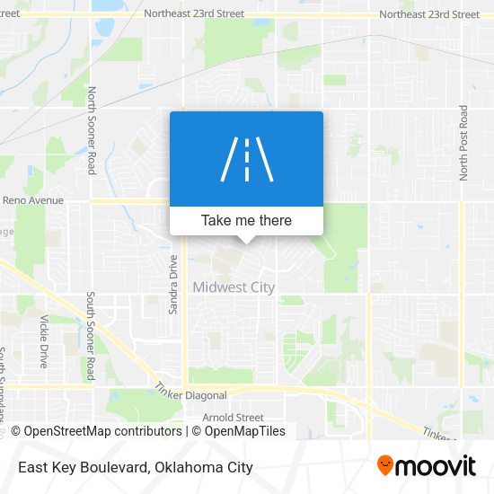 Mapa de East Key Boulevard