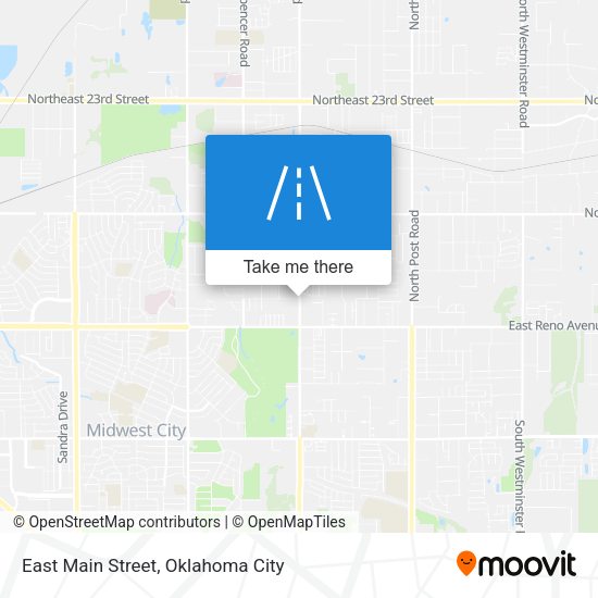 East Main Street map