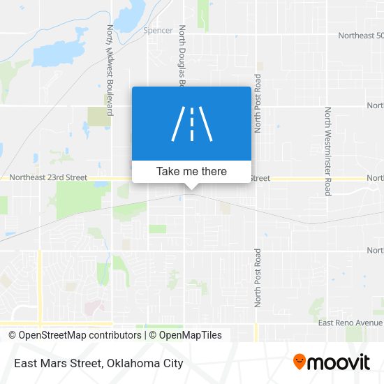 East Mars Street map