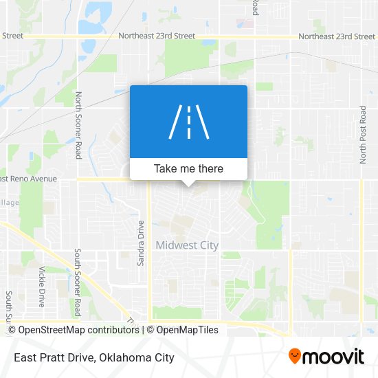 East Pratt Drive map