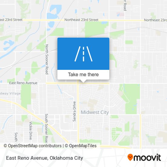 Mapa de East Reno Avenue