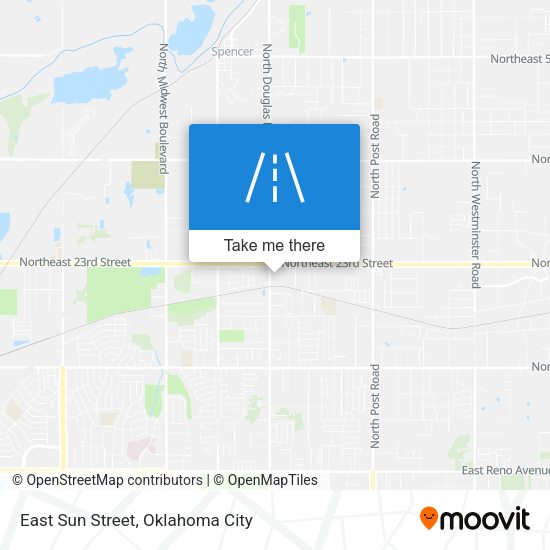 East Sun Street map