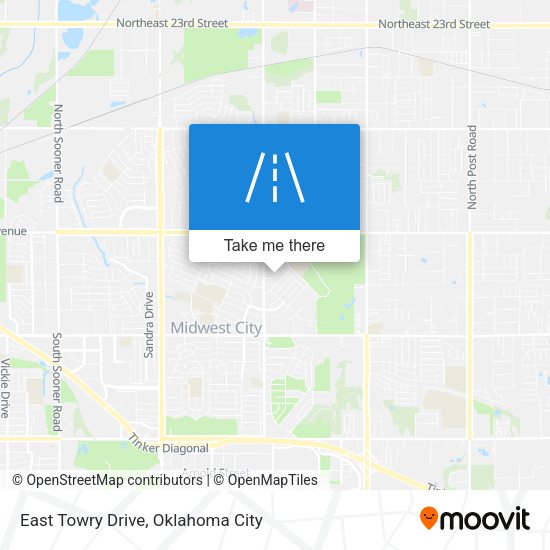East Towry Drive map