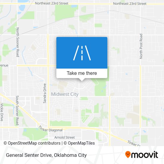 Mapa de General Senter Drive