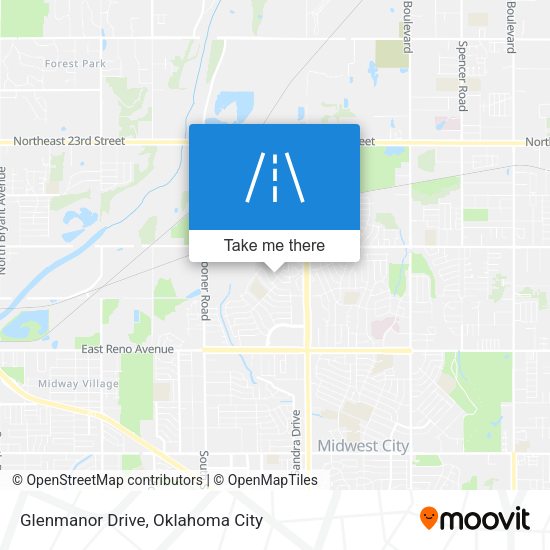 Mapa de Glenmanor Drive