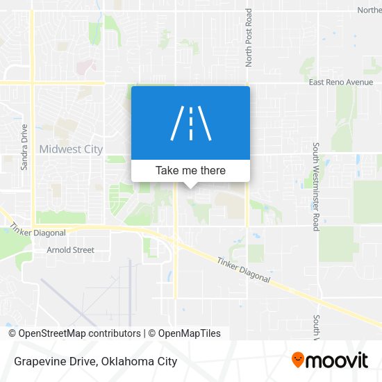 Grapevine Drive map