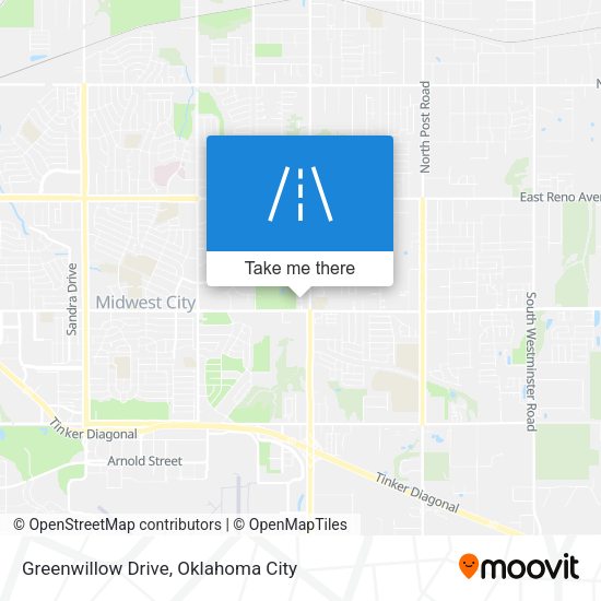 Greenwillow Drive map
