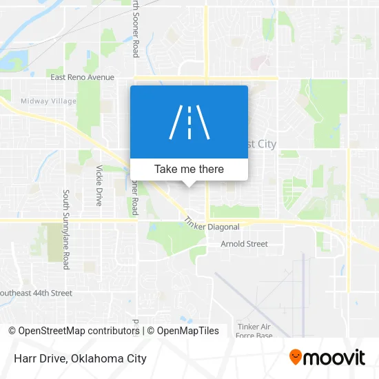 Harr Drive map