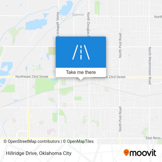 Mapa de Hillridge Drive