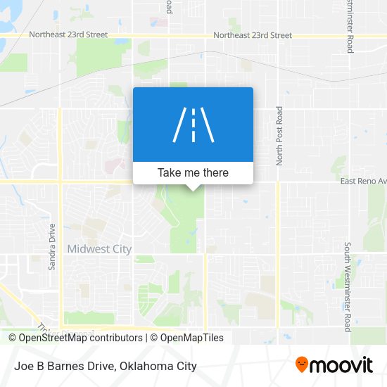 Joe B Barnes Drive map