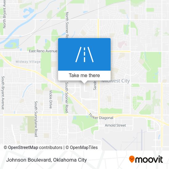 Johnson Boulevard map