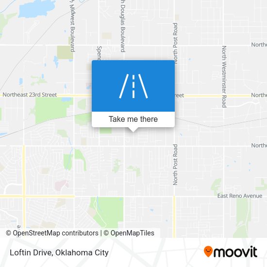 Loftin Drive map