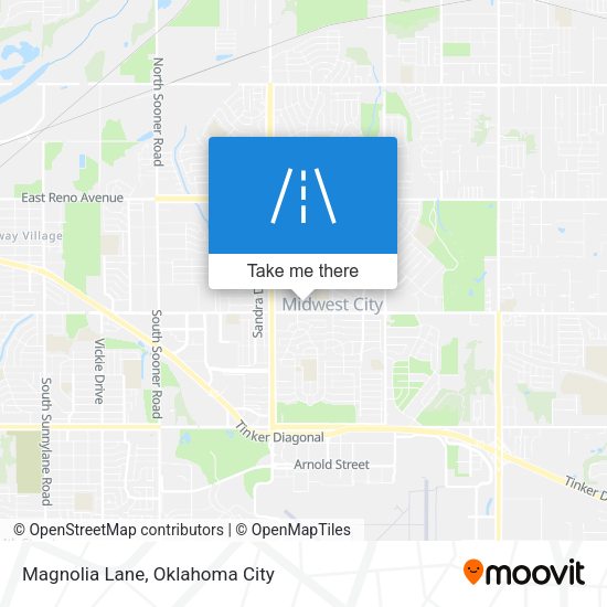 Magnolia Lane map