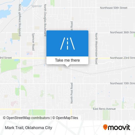 Mark Trail map