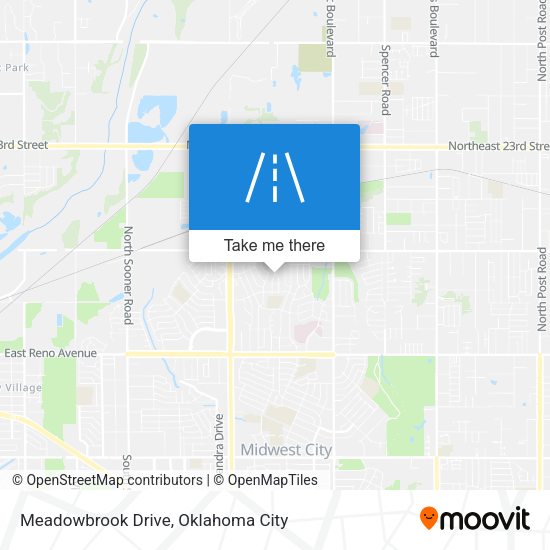 Meadowbrook Drive map