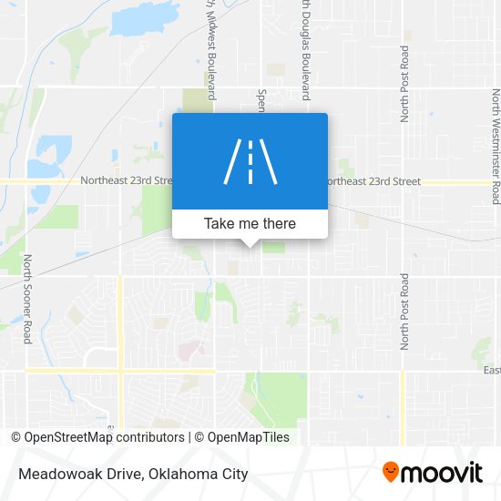 Mapa de Meadowoak Drive