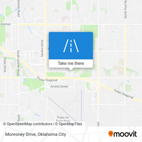 Monroney Drive map