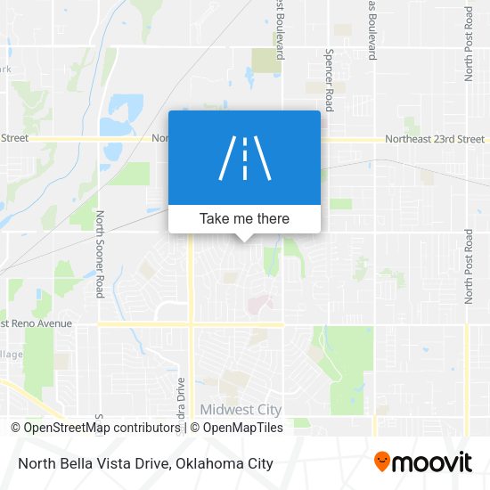 Mapa de North Bella Vista Drive