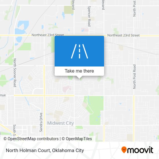 North Holman Court map