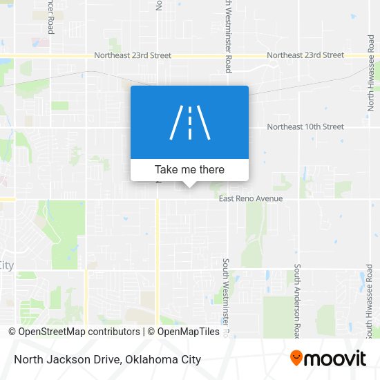 North Jackson Drive map