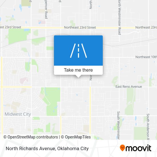 Mapa de North Richards Avenue
